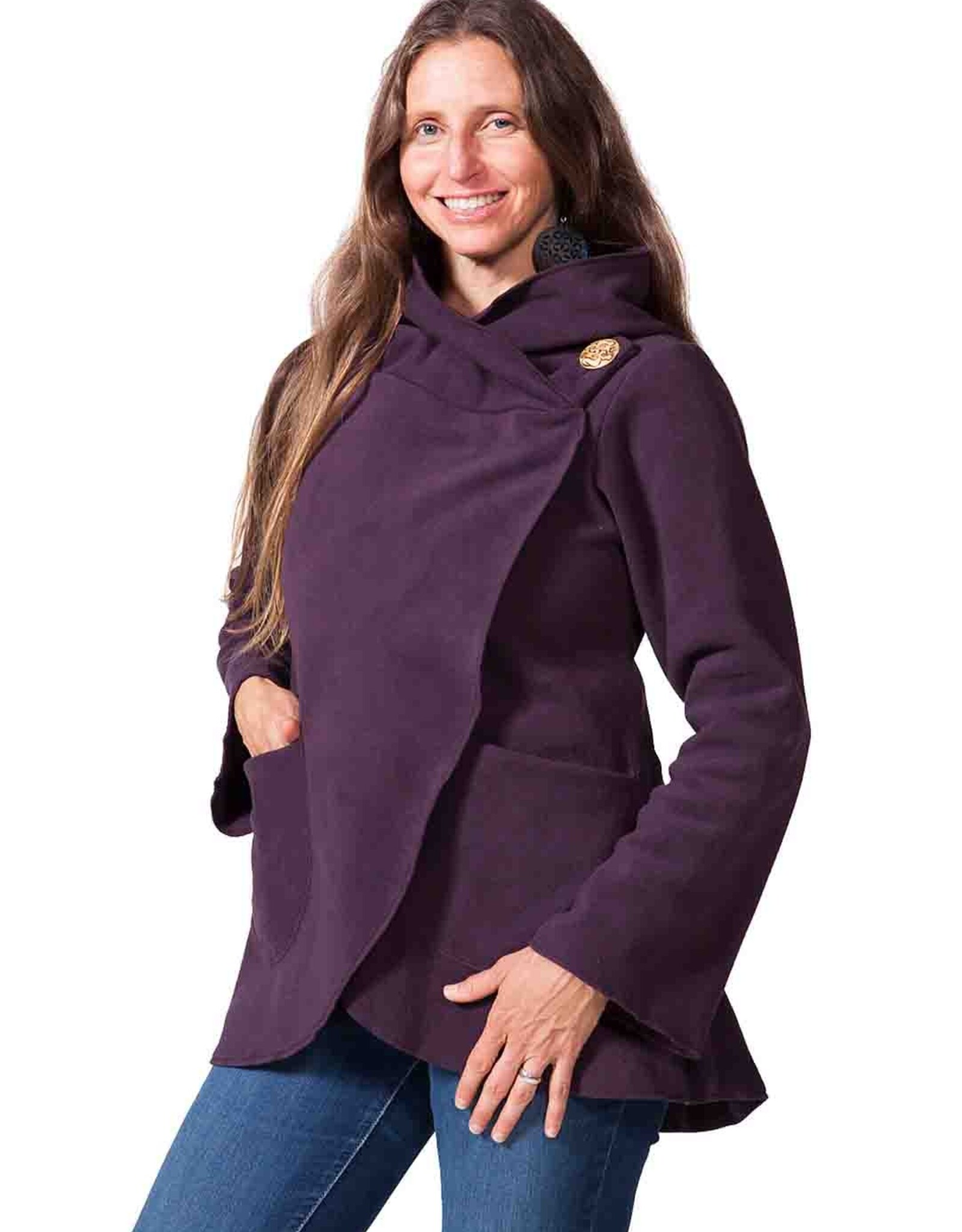 Nepal Fleecia Jacket Purple - XXL - Nepal