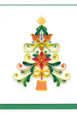 Vietnam Quilling Card Turtle Dove Christmas Tree  - Vietnam