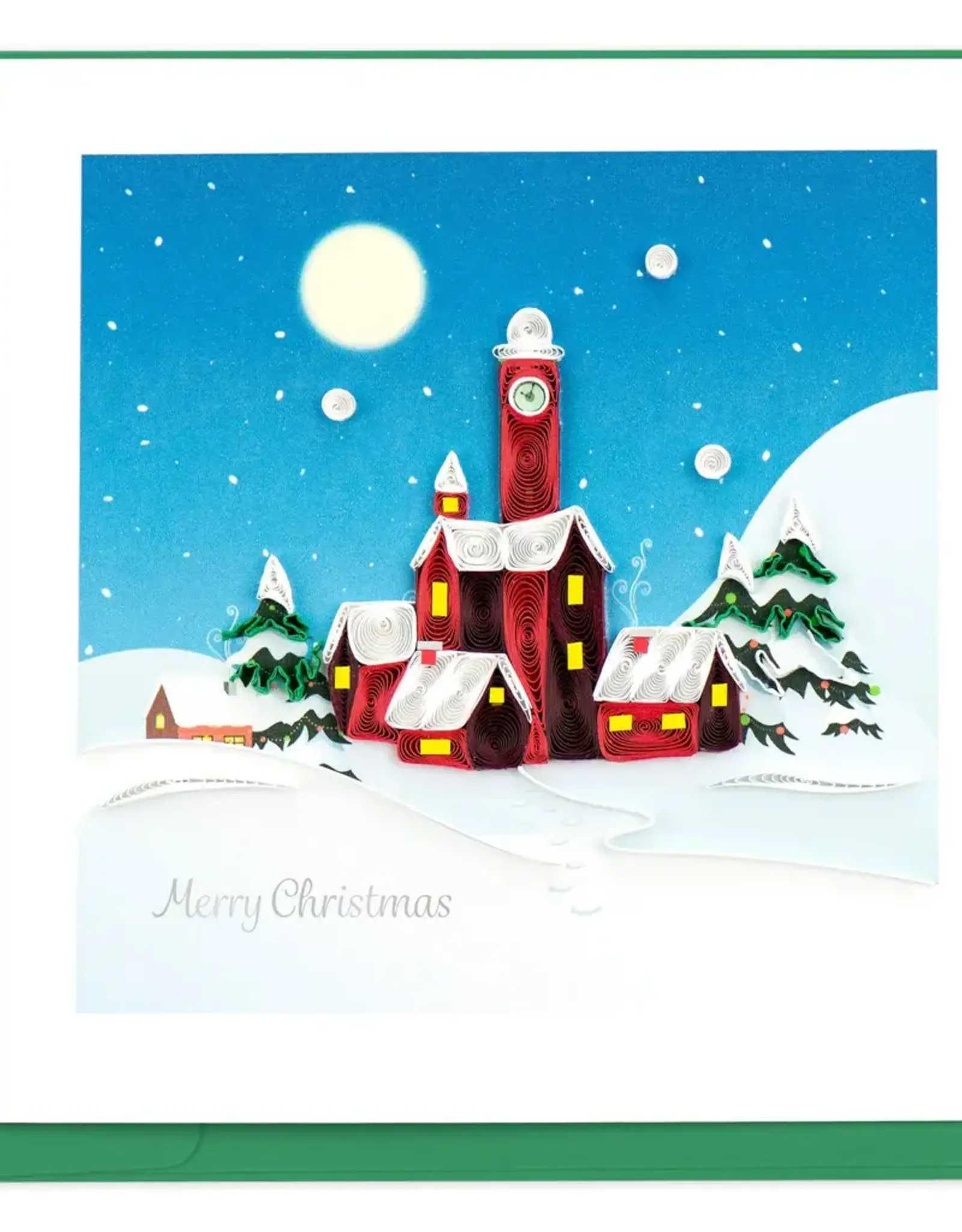 Vietnam Quilling Card Santa's Village Merry Christmas - Vietnam