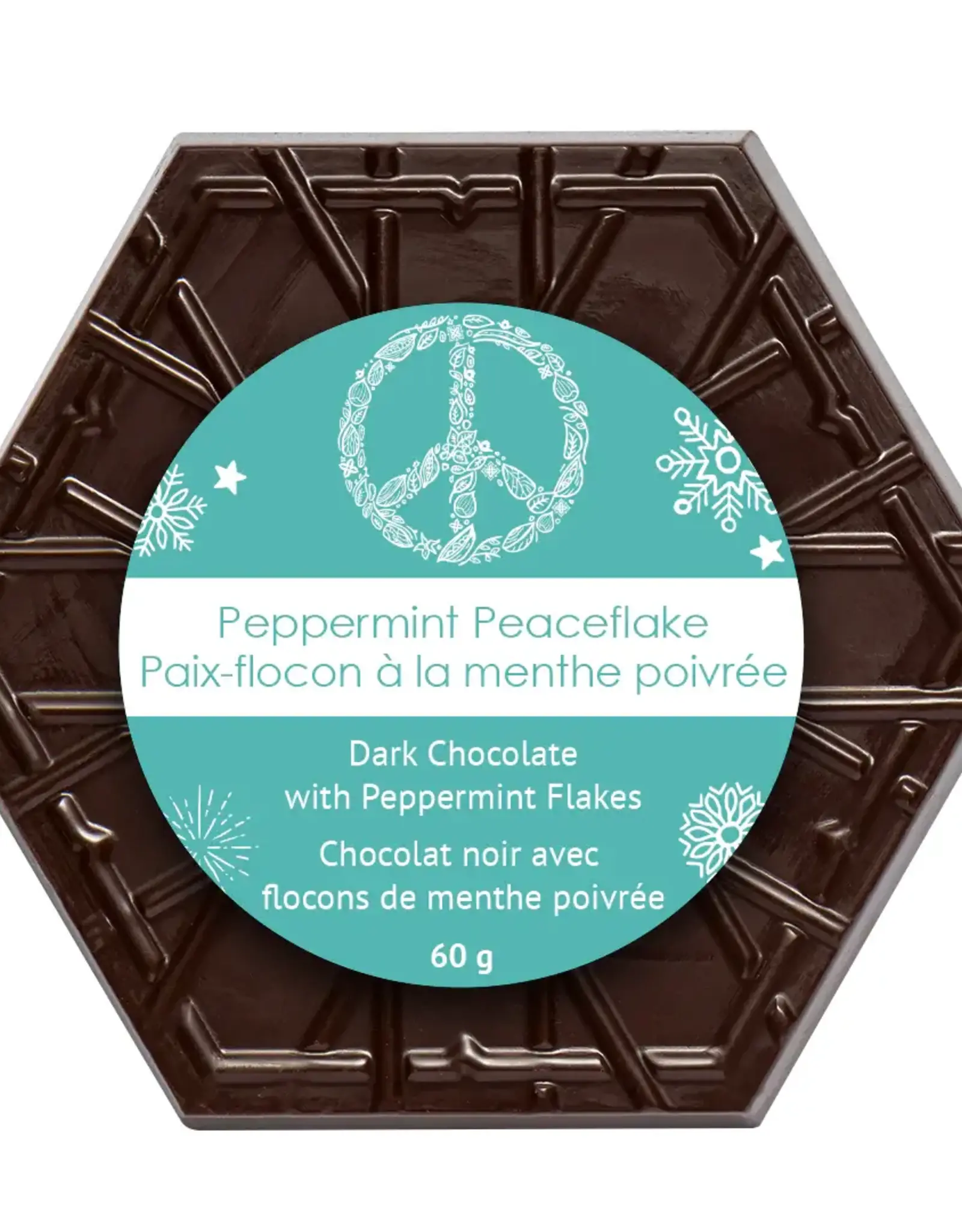 Canada Peppermint Peace Flake - Peace by Chocolate