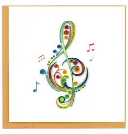 Vietnam Quilling Card Treble Clef - Vietnam