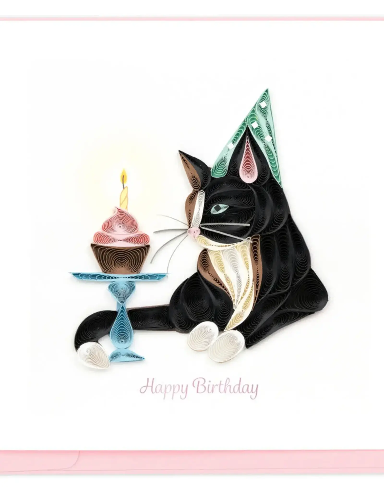 Vietnam Quilling Card Birthday Cat - Vietnam