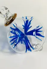 Egypt Blossoms Blue Blown Glass - Egypt