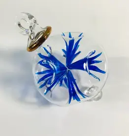 Egypt Blossoms Blue Blown Glass - Egypt