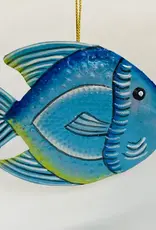 Haiti Wall Decor Metal Fish Turquoise - Haiti