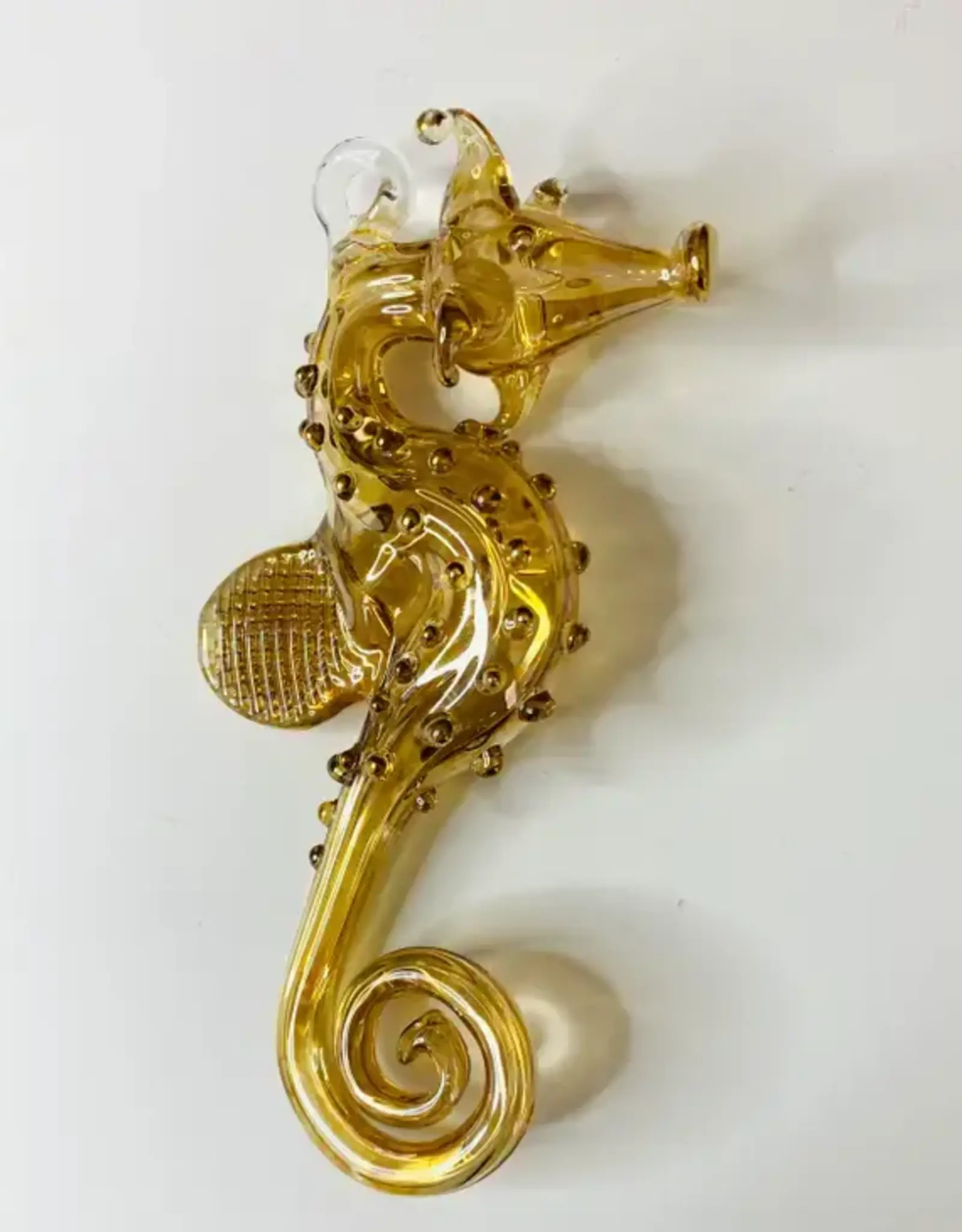 Egypt Ornament Seahorse Amber Glass - Egypt