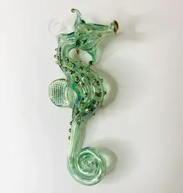 Egypt Ornament Seahorse Green Glass - Egypt