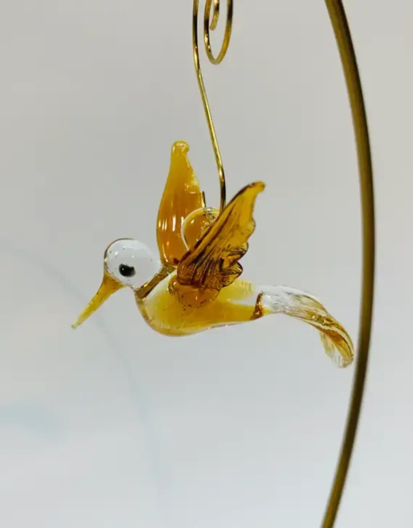 Egypt Ornament Amber Flying Glass Hummingbird - Egypt