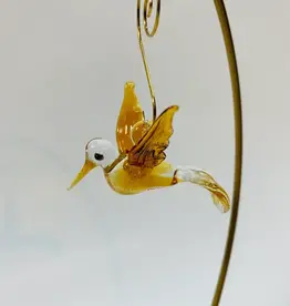 Egypt Ornament Amber Flying Glass Hummingbird - Egypt