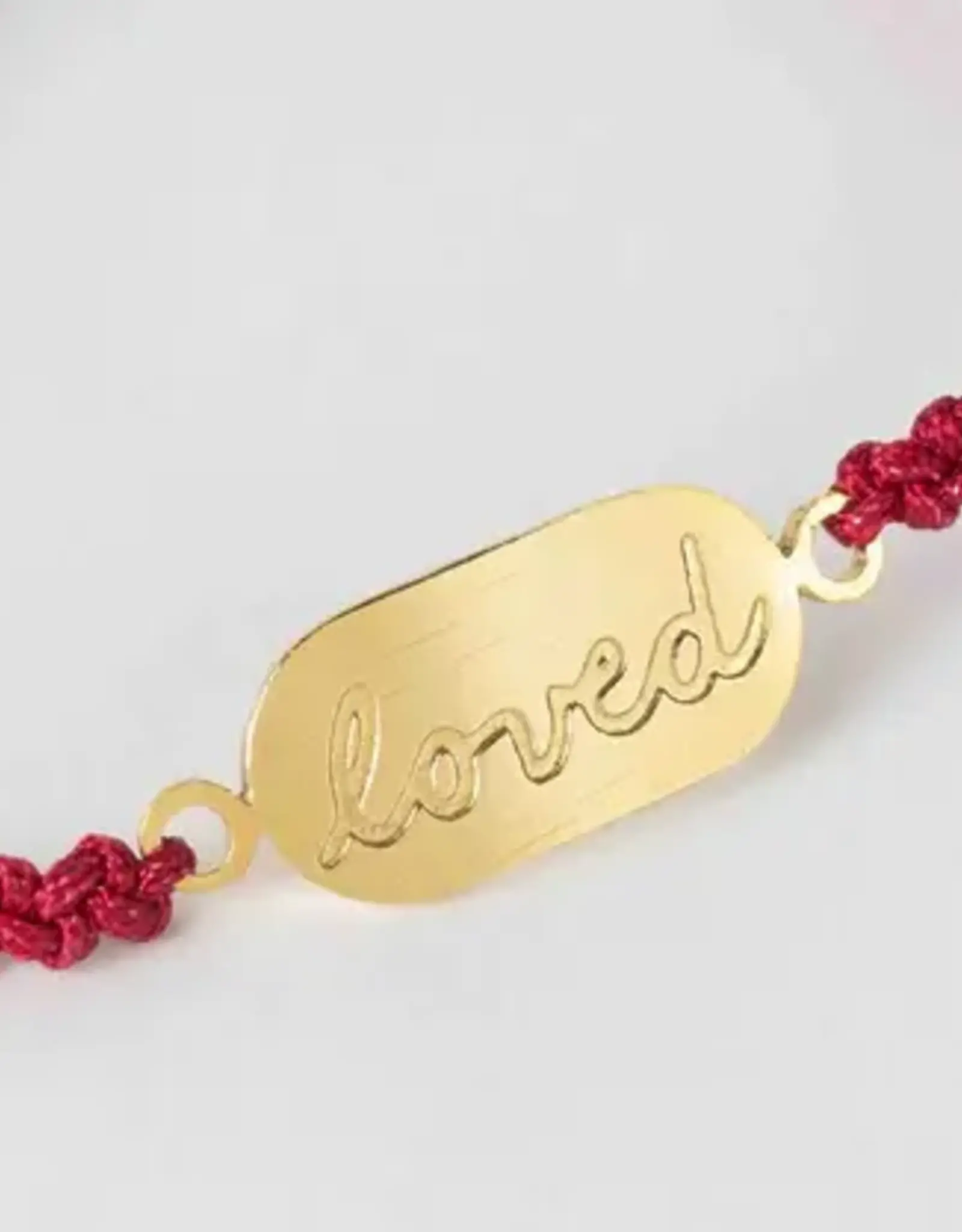 Nepal Affirmation Bracelet - You Are Loved - Nepal