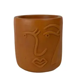 Bangladesh Planter Terracotta Full Lashes 4" - Bangladesh