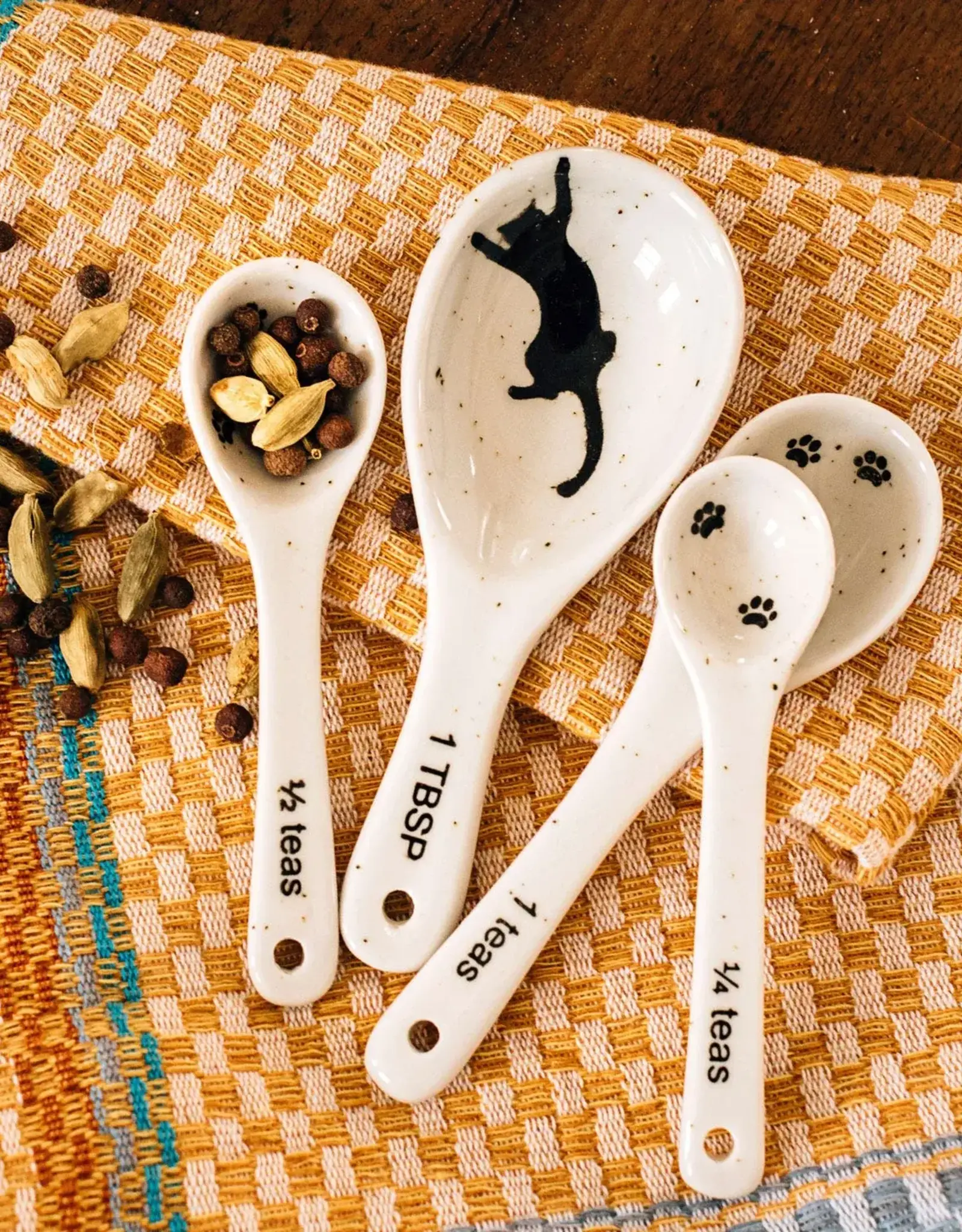 Vietnam Measuring Spoons Kitty Prints - Vietnam