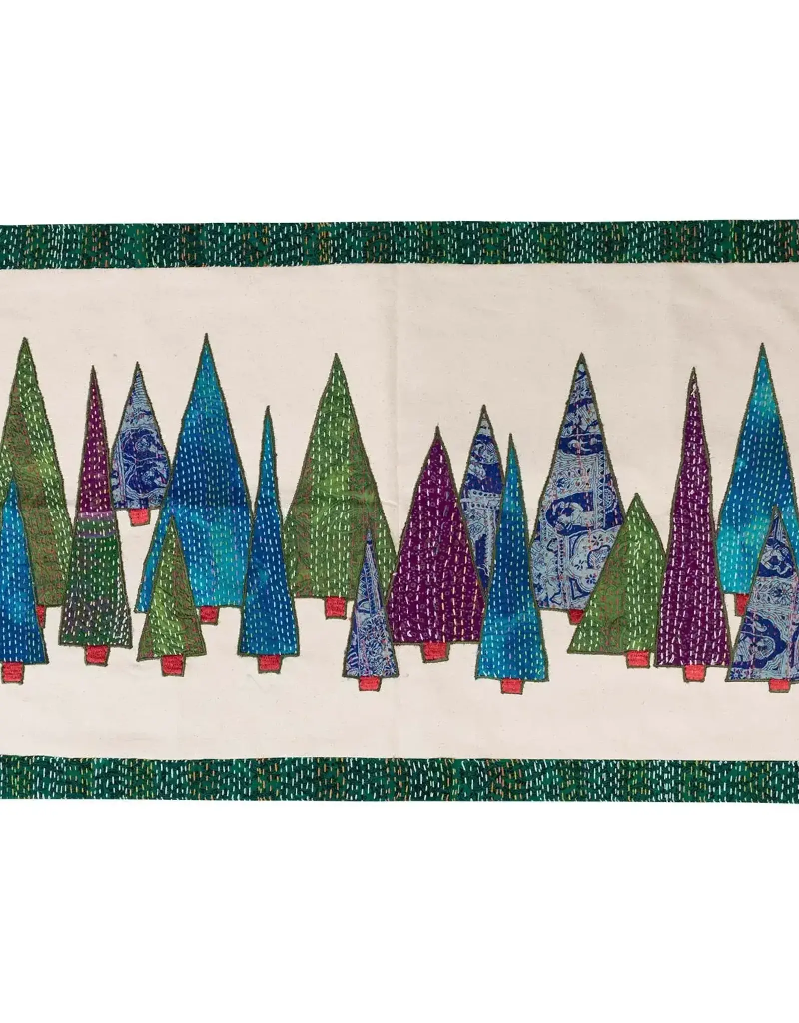 India Wall Hanging Kantha Forest - India