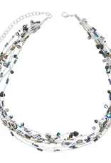 India Necklace Suspended Galaxies - India