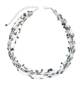 India Necklace Suspended Galaxies - India