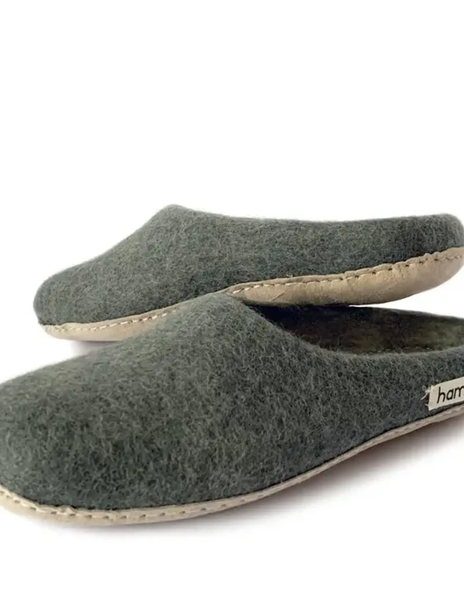 Nepal Slippers Vana Grey Wool - Nepal size 9