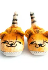 Felt Tiger Shoes Child Size 9 - Nepal