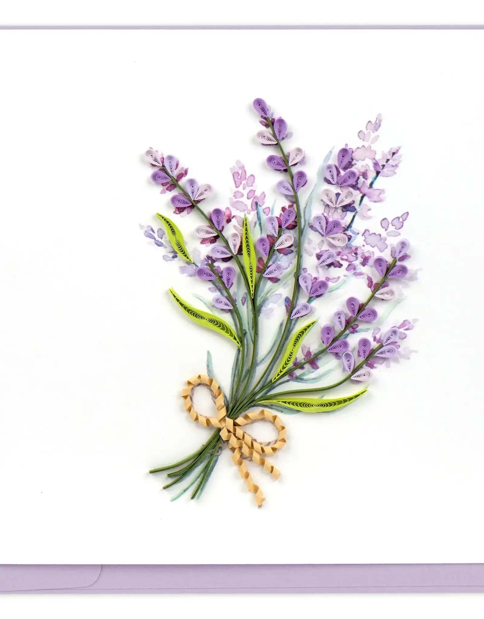 Vietnam Quilling Card Lavender Bunch - Vietnam