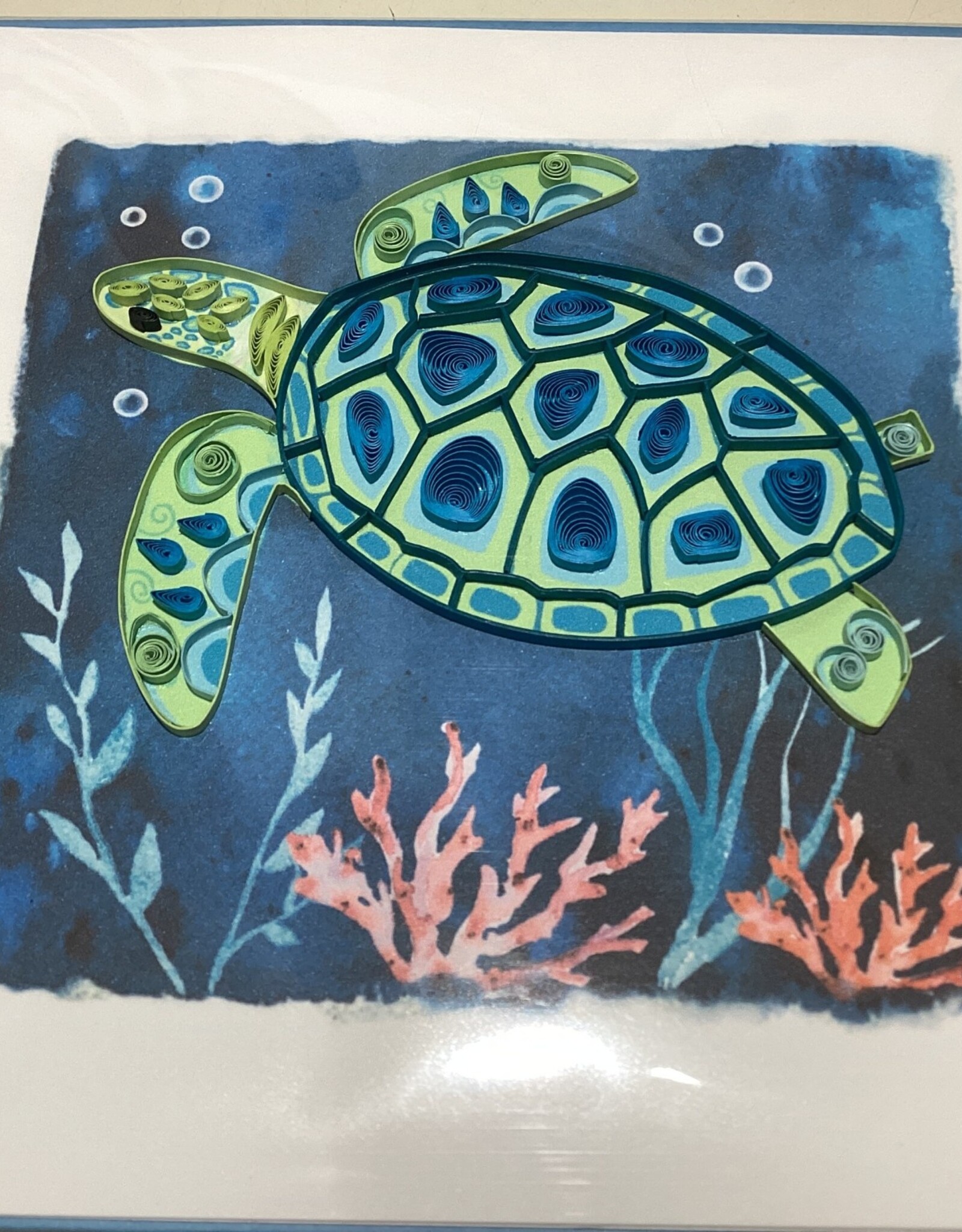 Vietnam Quilling Card Sea Turtle - Vietnam