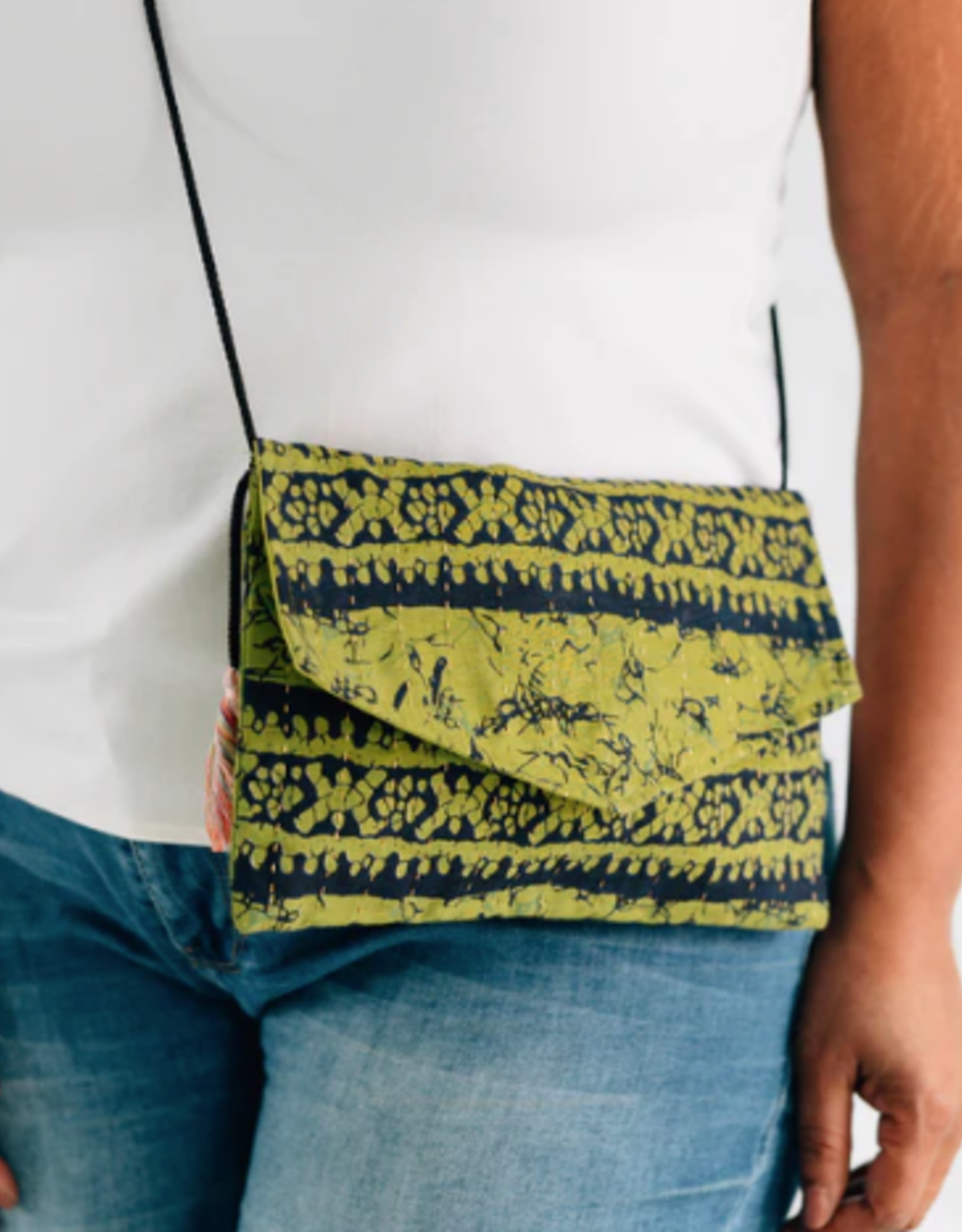 India Bag Crossbody Naviya Batik Cotton  - India