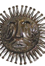 Haiti Wall Art Sun Metal Drum Aztec - Haiti