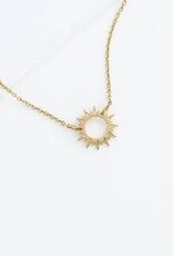 China Necklace Mallory Sun Gold -  China