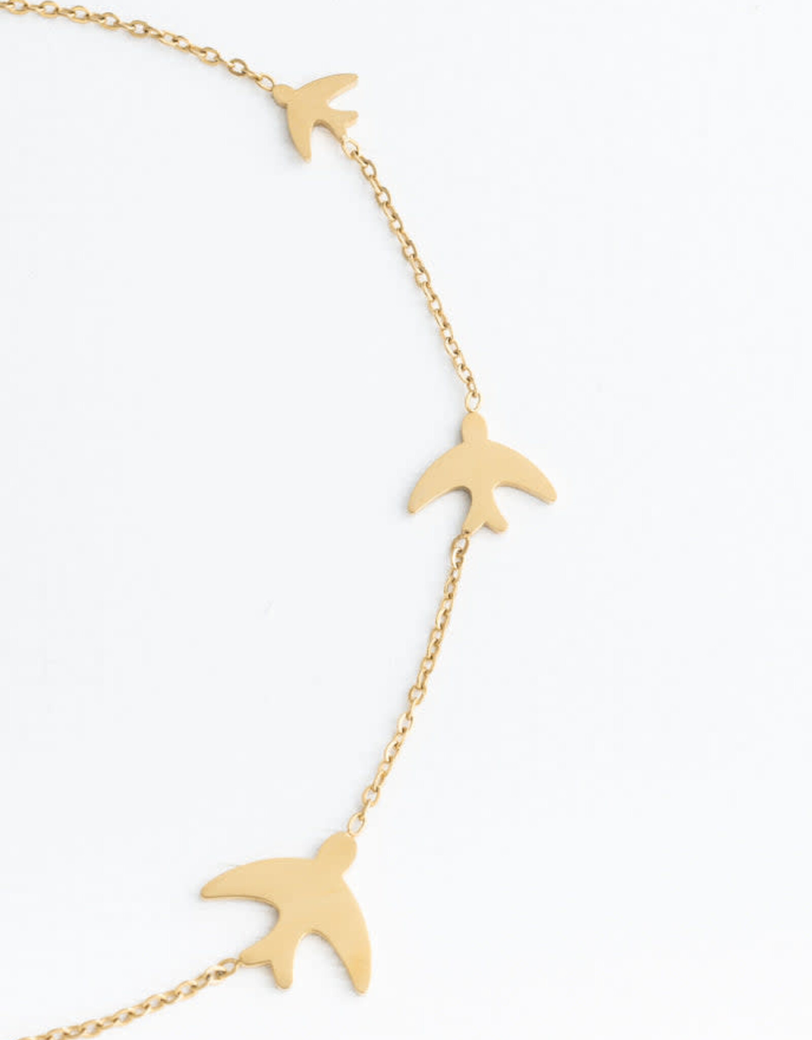 China Necklace Sparrow Gold - China