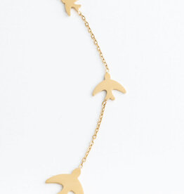 China Necklace Sparrow Gold - China