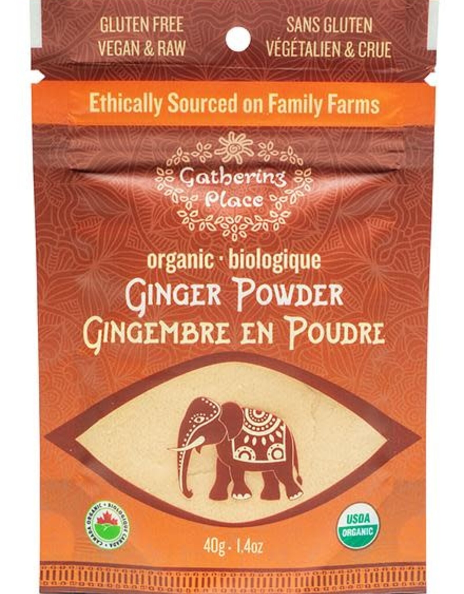 India Ginger Powder Organic - 40g - India