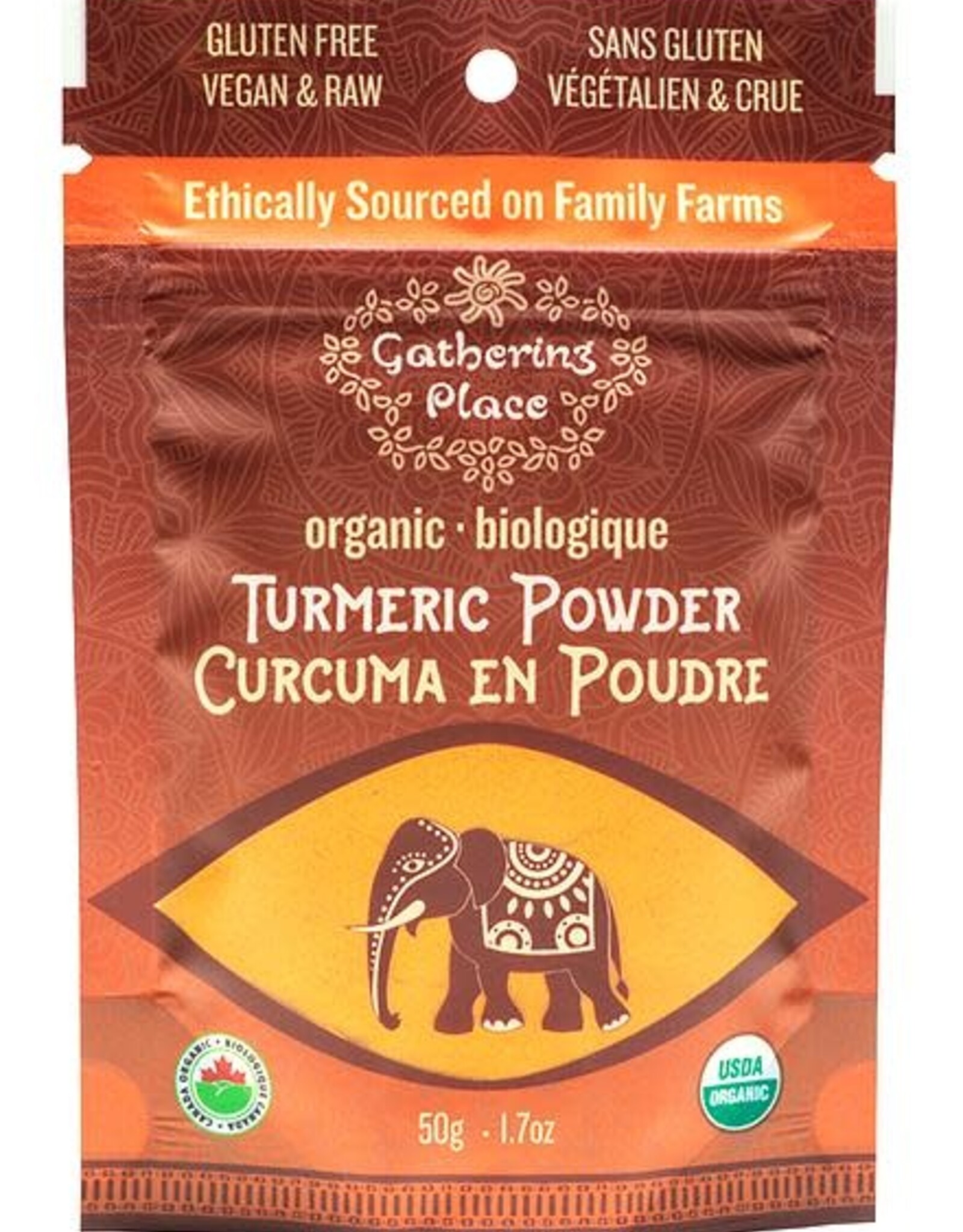 India Tumeric Powder Organic 50g - India