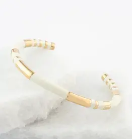 China Bracelet Cuff Radiate Hope in Ivory - China