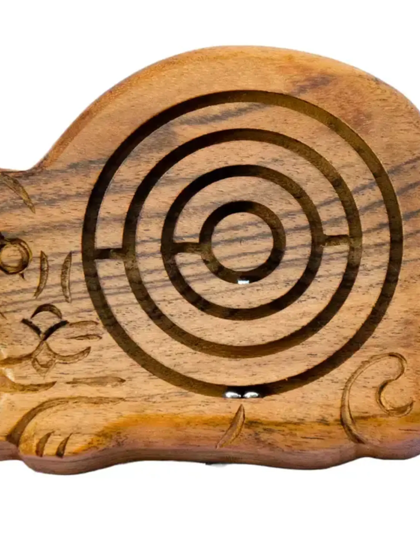 Cat Labyrinth Acacia Wood - India
