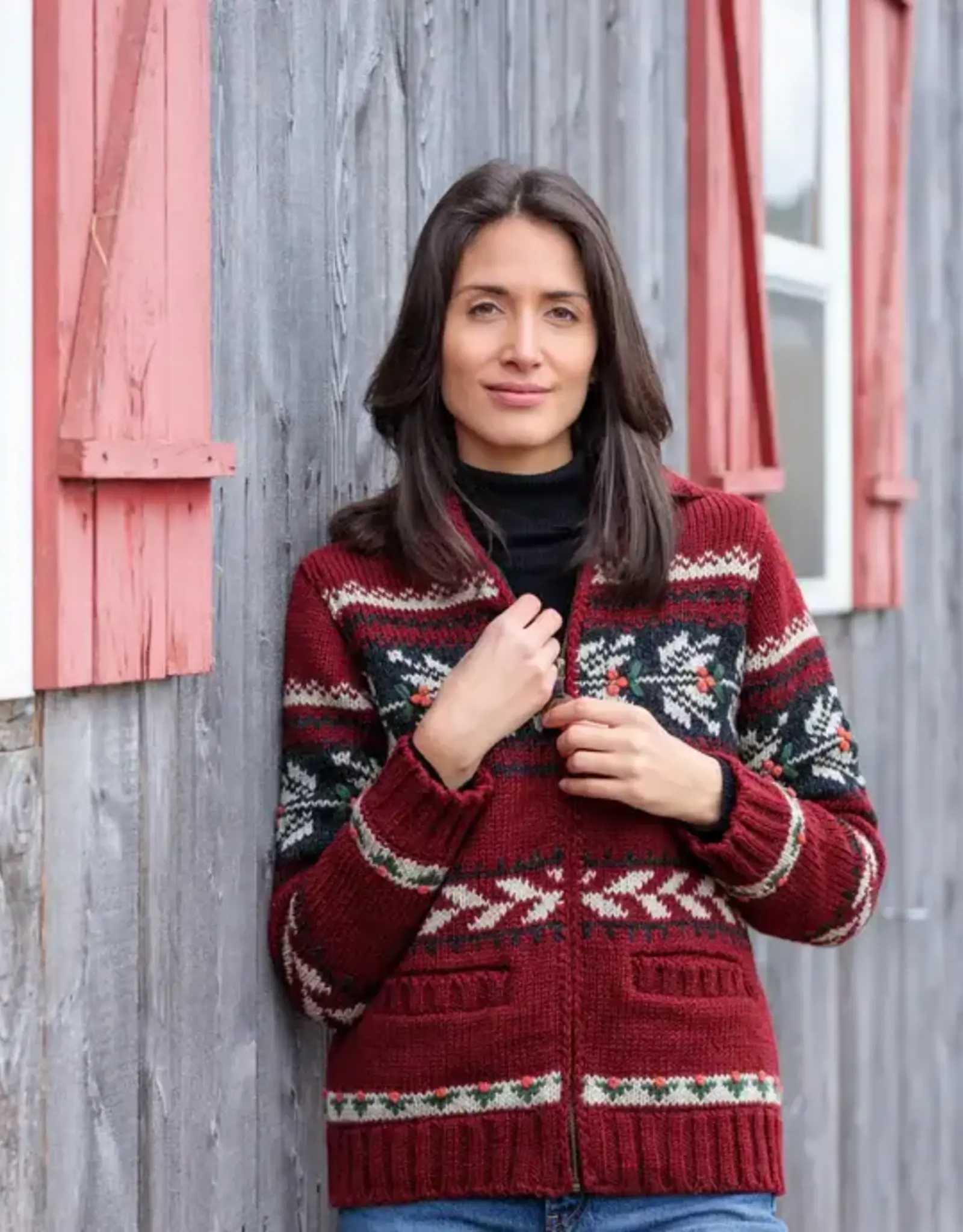 Nepal Sweater Handknit Lumi Ruby - Nepal