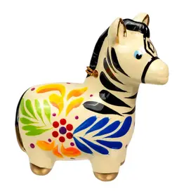 Peru Zebra Ceramic Ornament - Peru
