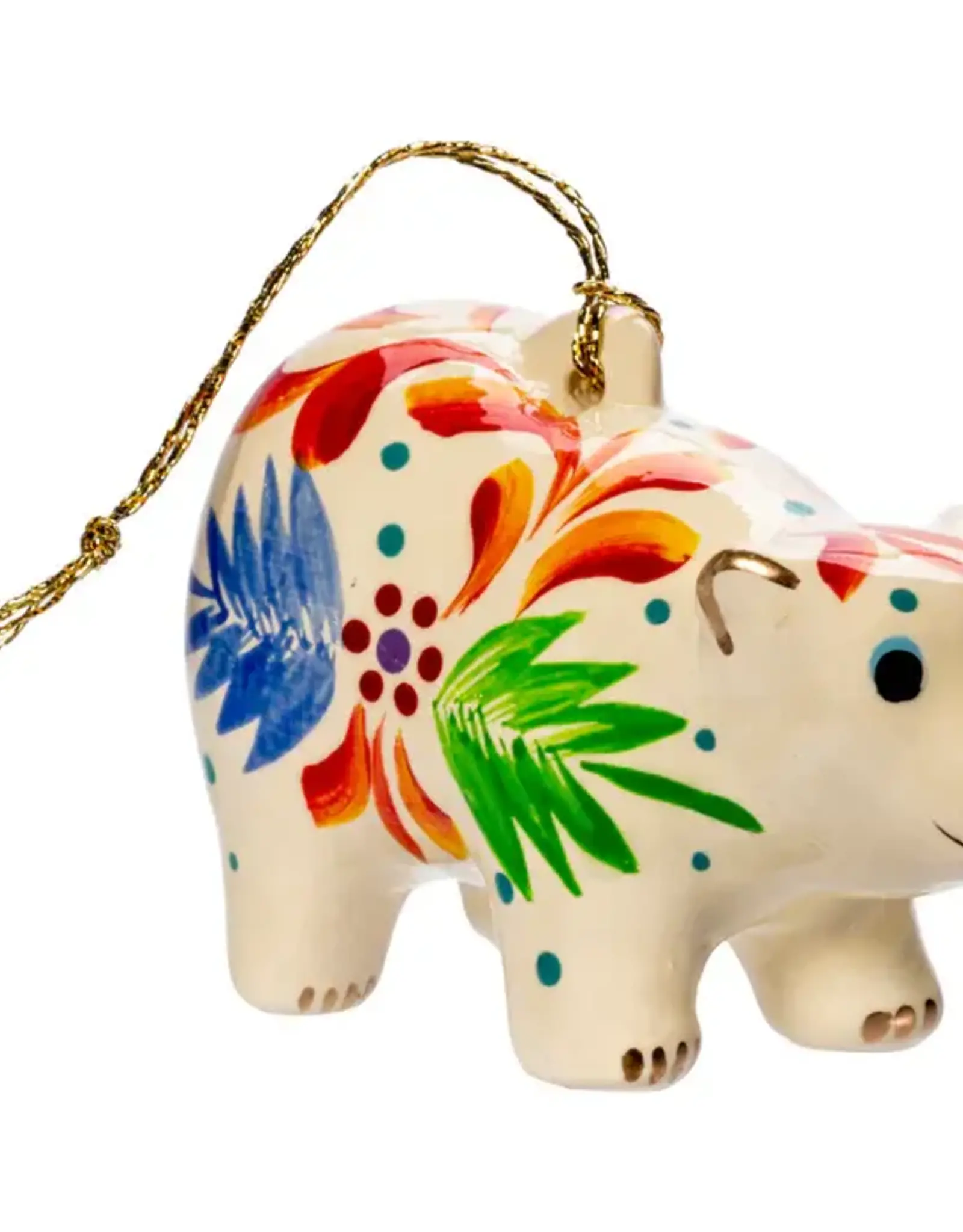 Peru Polar Bear Ceramic Ornament - Peru