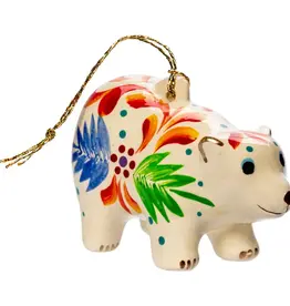Peru Ornament Polar Bear Ceramic - Peru Peru Ornament Polar Bear Ceramic - Peru