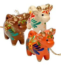 Peru Cow Ceramic Ornament - Peru Peru Cow Ceramic Ornament - Peru