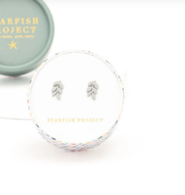 Asia Earrings Rowen Leaf Stud Silver - Asia Asia Earrings Rowen Leaf Stud Silver - Asia