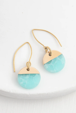 China Earrings Refresh in Aqua - China