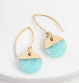 China Earrings Refresh in Aqua - China