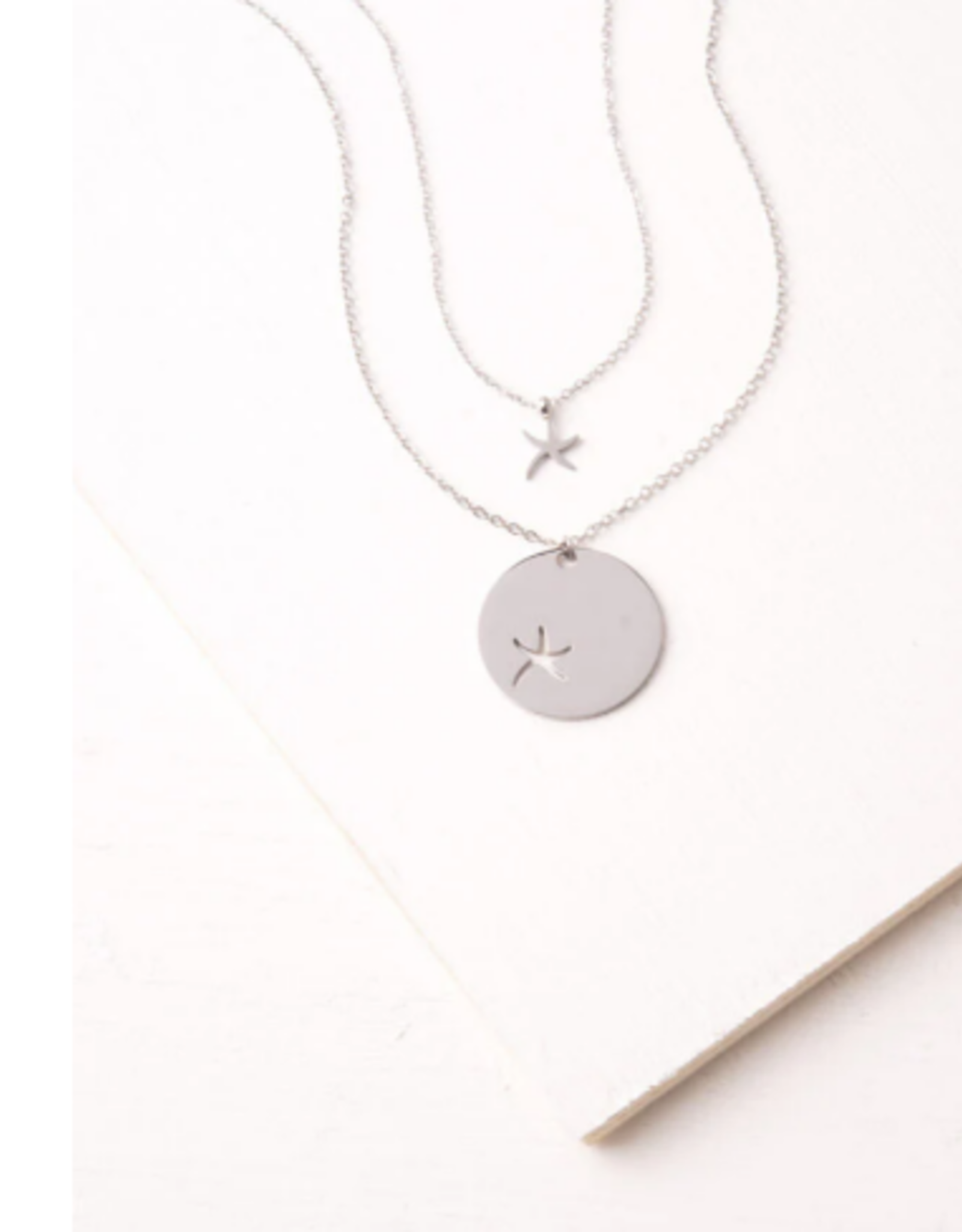 Asia Necklace Set Silver Starfish -  Asia