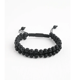 Asia Bracelet Helix Black Agate - Asia