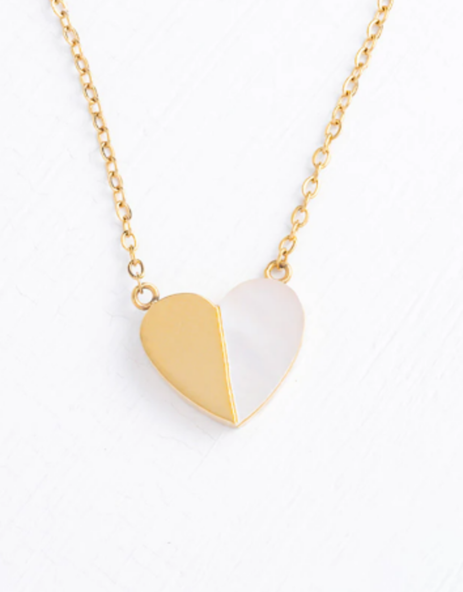 Asia Necklace Give Hope Gold and Mother of Pearl -  Asia