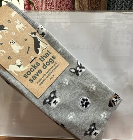 India Socks that Save Dogs Gray M - India