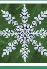 Vietnam Quilling Card Snowflake on Pine  - Vietnam