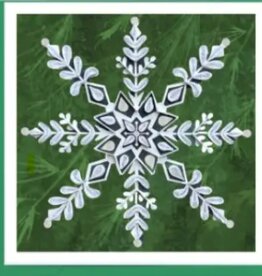 Vietnam Quilling Card Snowflake on Pine  - Vietnam Vietnam Quilling Card Snowflake on Pine  - Vietnam