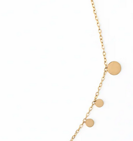 China Necklace Confetti Gold -  China