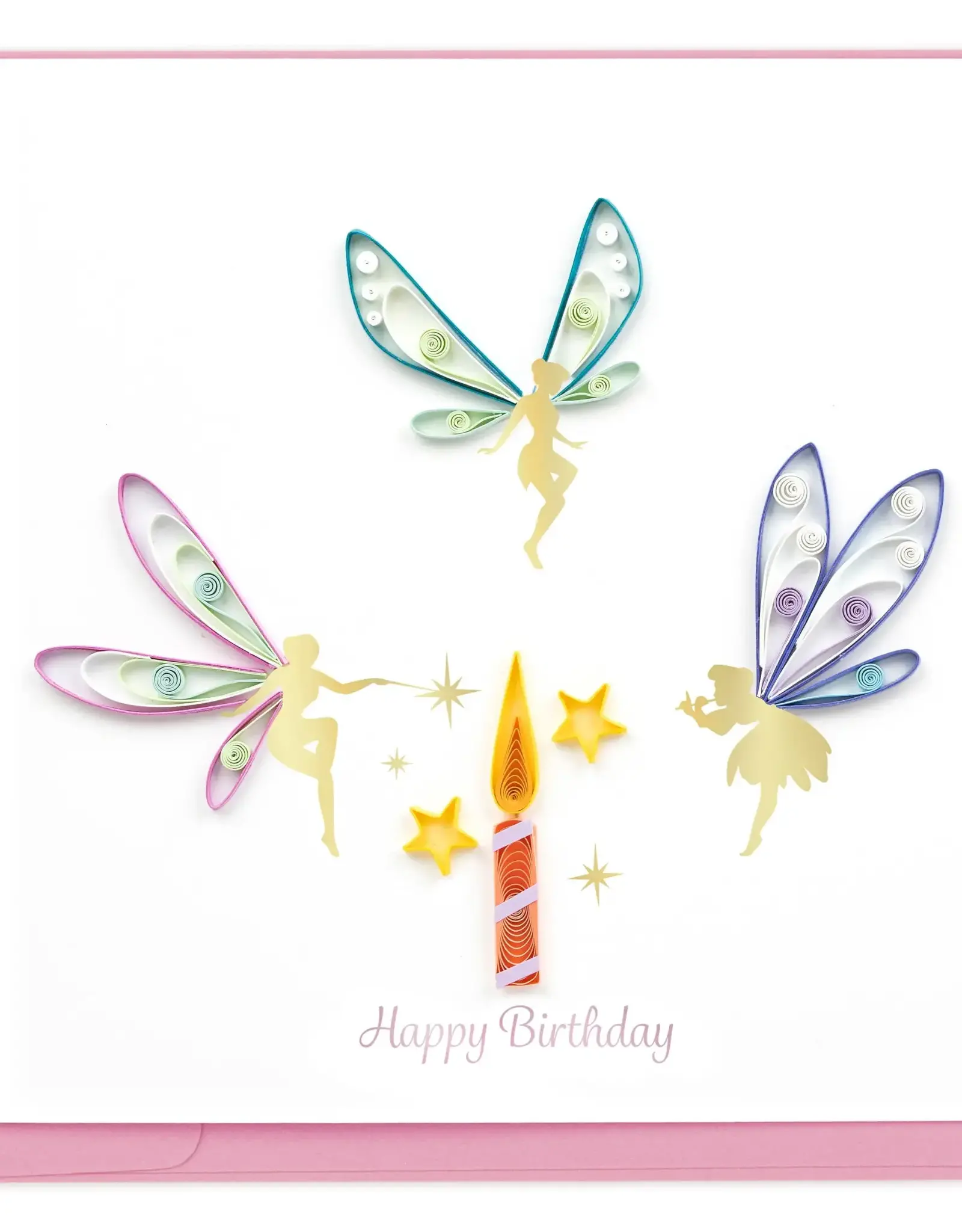 Vietnam Quilling Card Birthday Fairies - Vietnam