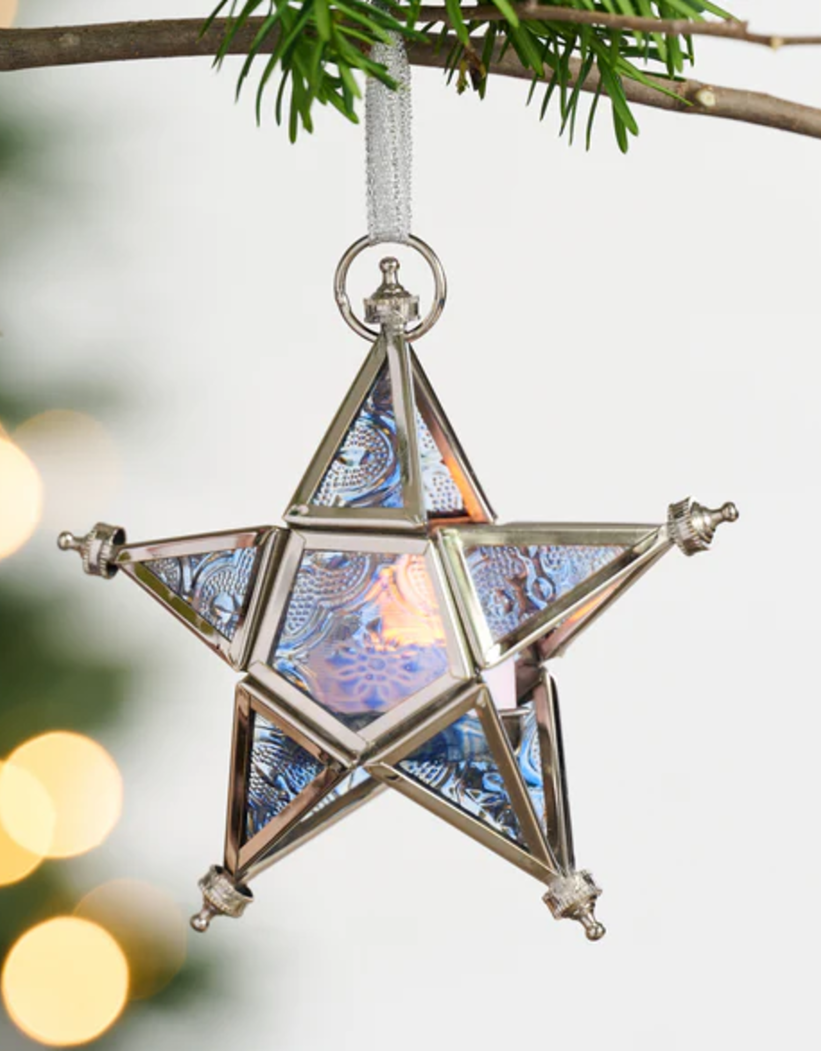 India Ornament Starlight Candleholder