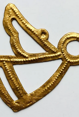 Haiti Flying Angel Gold Medium Ornament - Haiti
